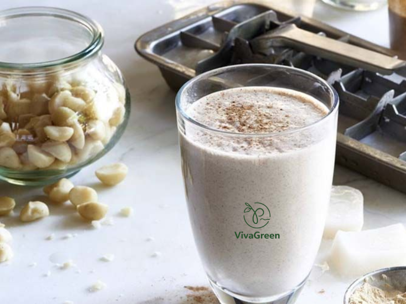 sữa hạt macca mix gì