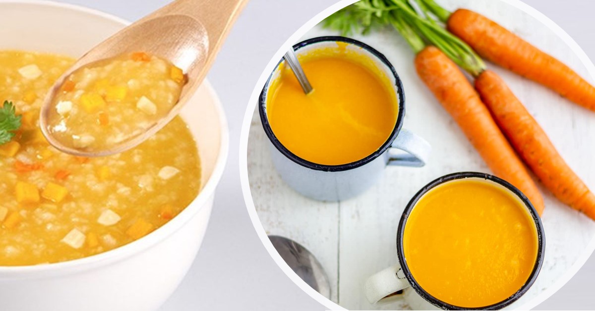 Cháo hạt sen cà rốt cho bé